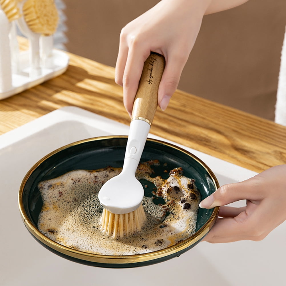 unbranded 3 Sets of Scrubbing Brush Washing Pot Brush Kitchen Bowl Brush