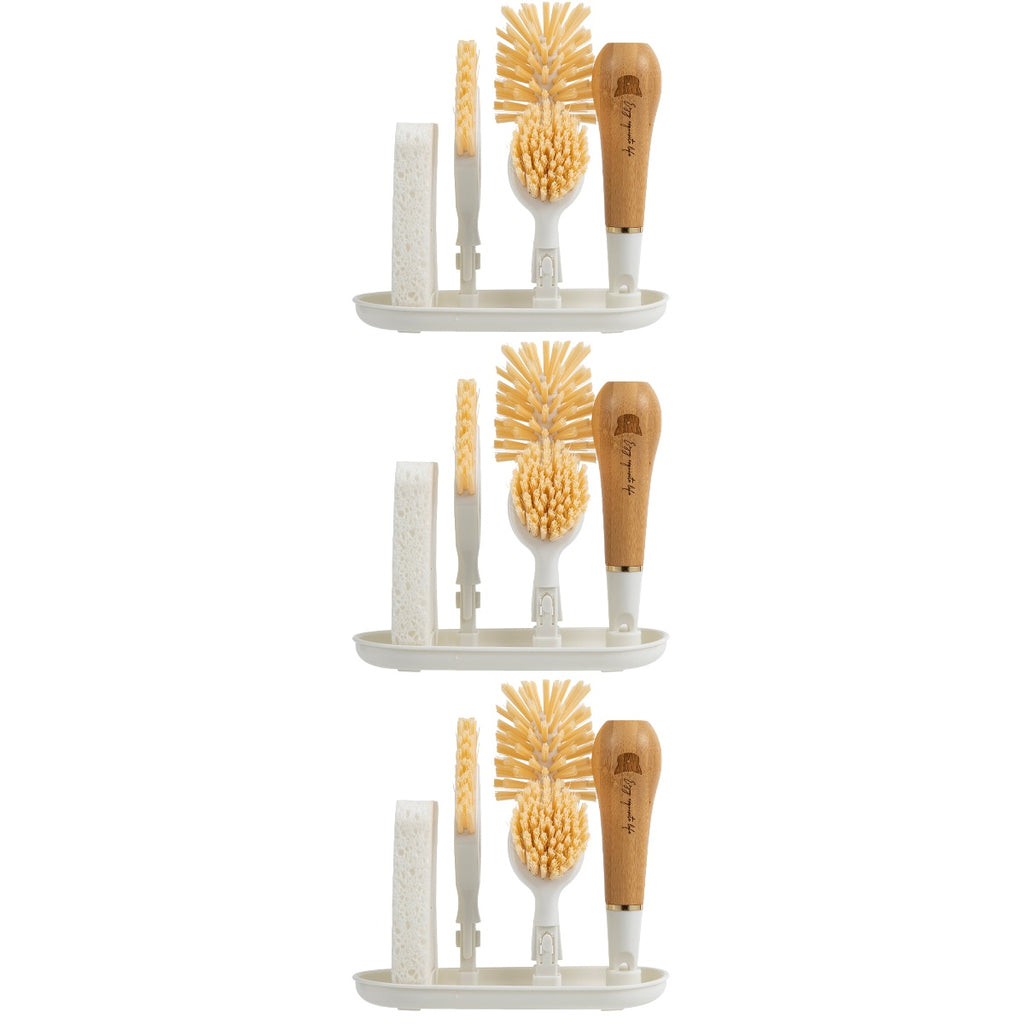 unbranded 3 Sets of Scrubbing Brush Washing Pot Brush Kitchen Bowl Brush