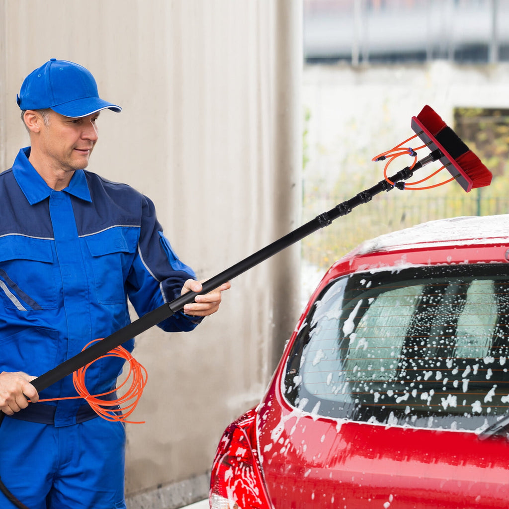 Water Fed Pole Kit 23.62ft Length Water Fed Brush WaterFed Cleaning System for Clean Windows