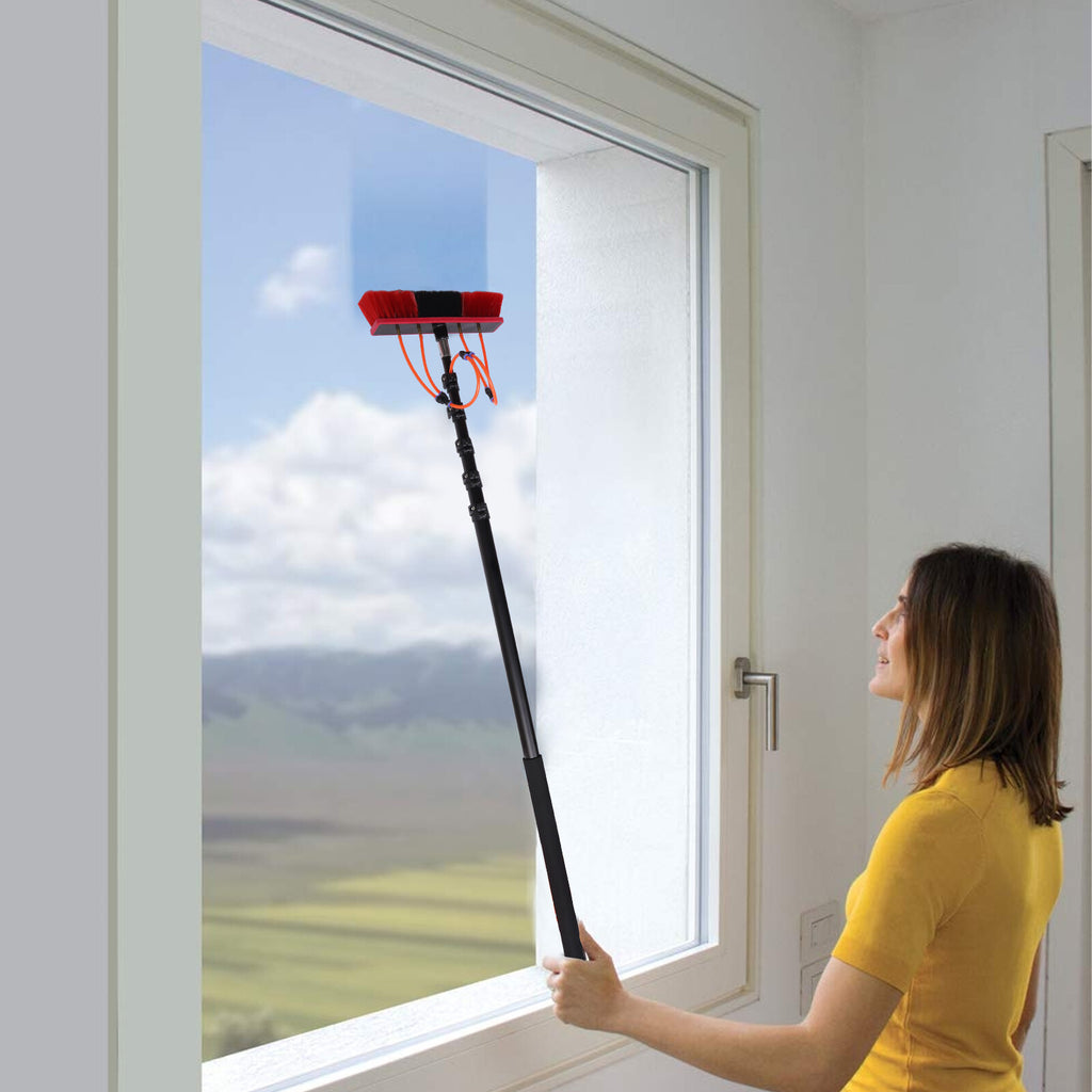 Water Fed Pole Kit 23.62ft Length Water Fed Brush WaterFed Cleaning System for Clean Windows