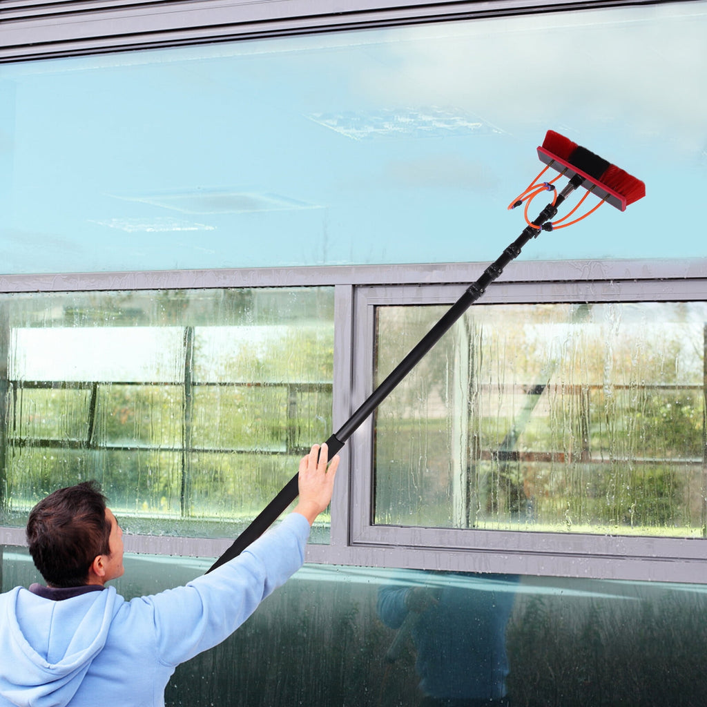 Water Fed Pole Kit 23.62ft Length Water Fed Brush WaterFed Cleaning System for Clean Windows