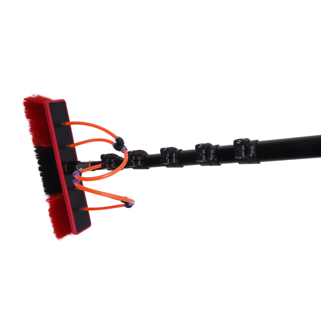 Water Fed Pole Kit 23.62ft Length Water Fed Brush WaterFed Cleaning System for Clean Windows