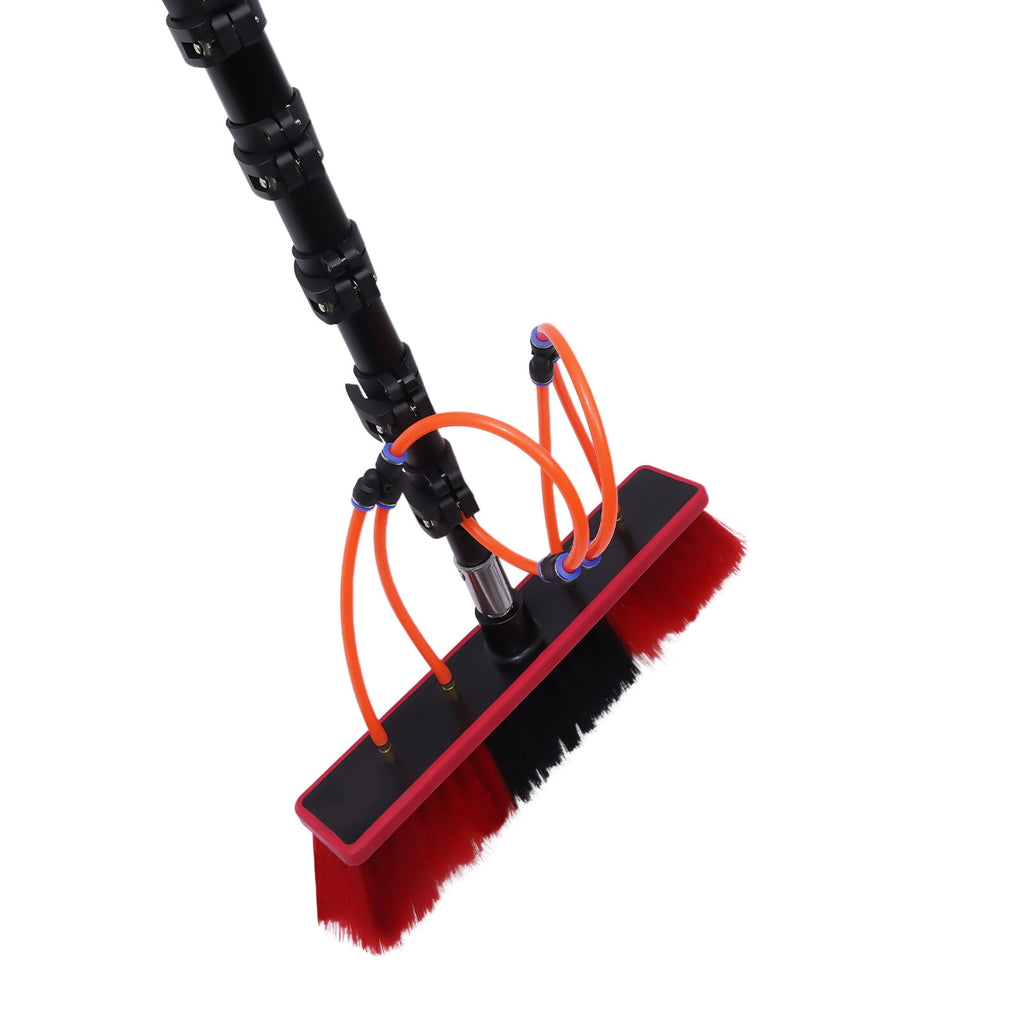 Water Fed Pole Kit 23.62ft Length Water Fed Brush WaterFed Cleaning System for Clean Windows