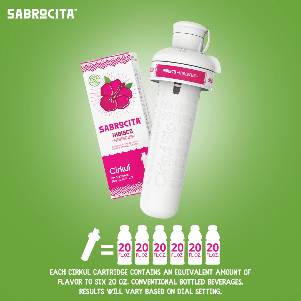 (2 pack)   Hibiscus Flavor Cartridge, Drink Mix, 1-Pack