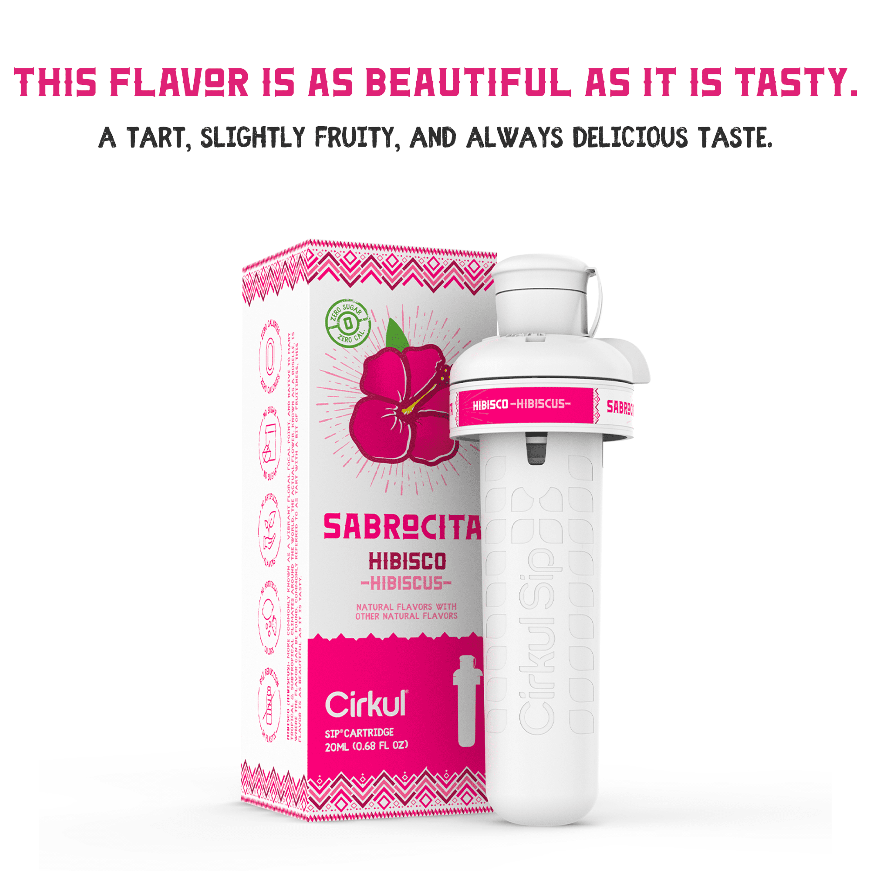 (2 pack)   Hibiscus Flavor Cartridge, Drink Mix, 1-Pack