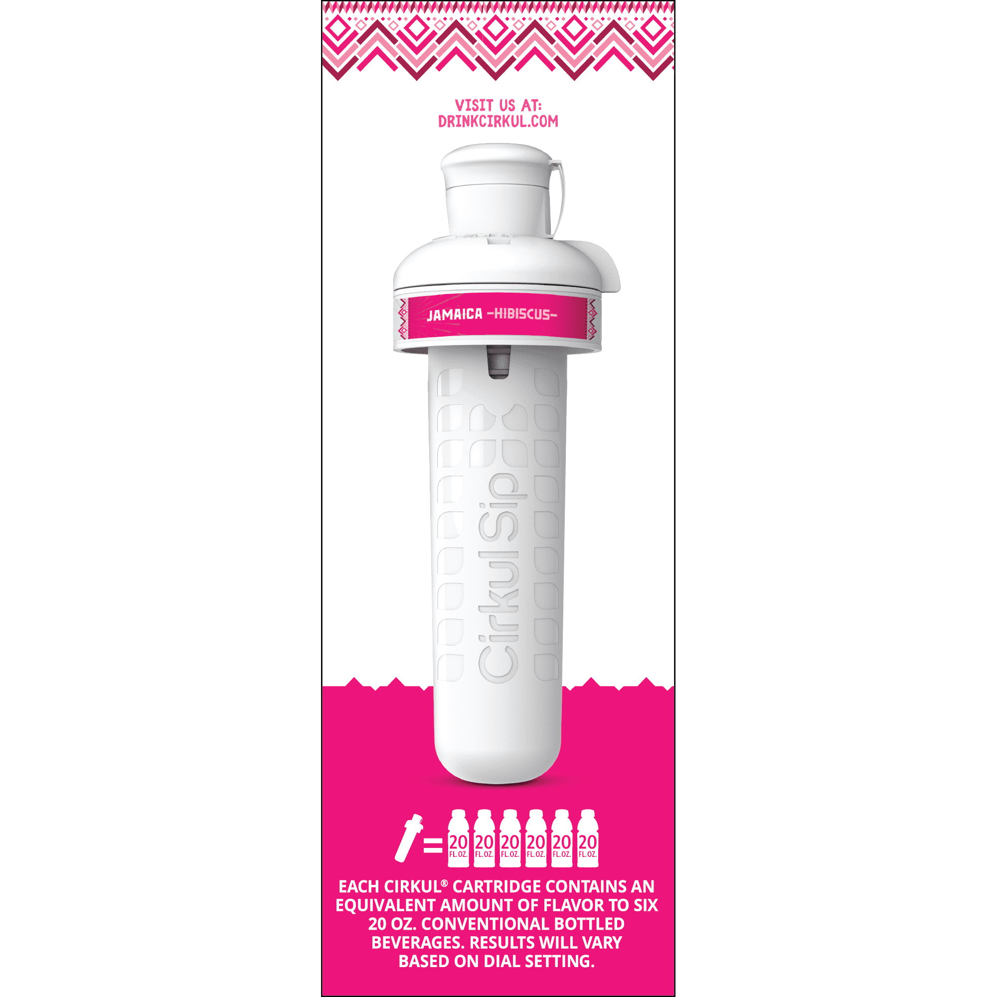 (2 pack)   Hibiscus Flavor Cartridge, Drink Mix, 1-Pack
