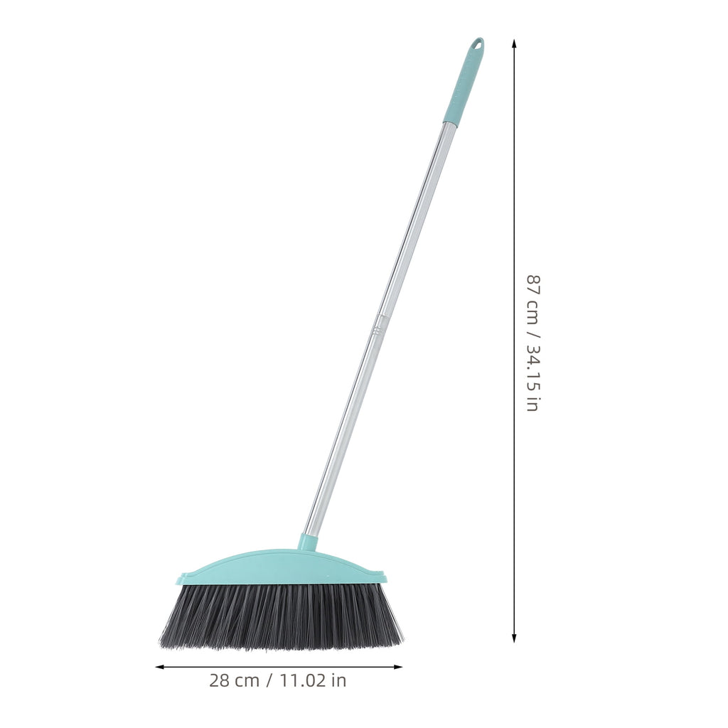Long Handle Broom for Floor Cleaning Outdoor Broom with Large Angle for Efficient Sweeping for Indoor and Outdoor Use