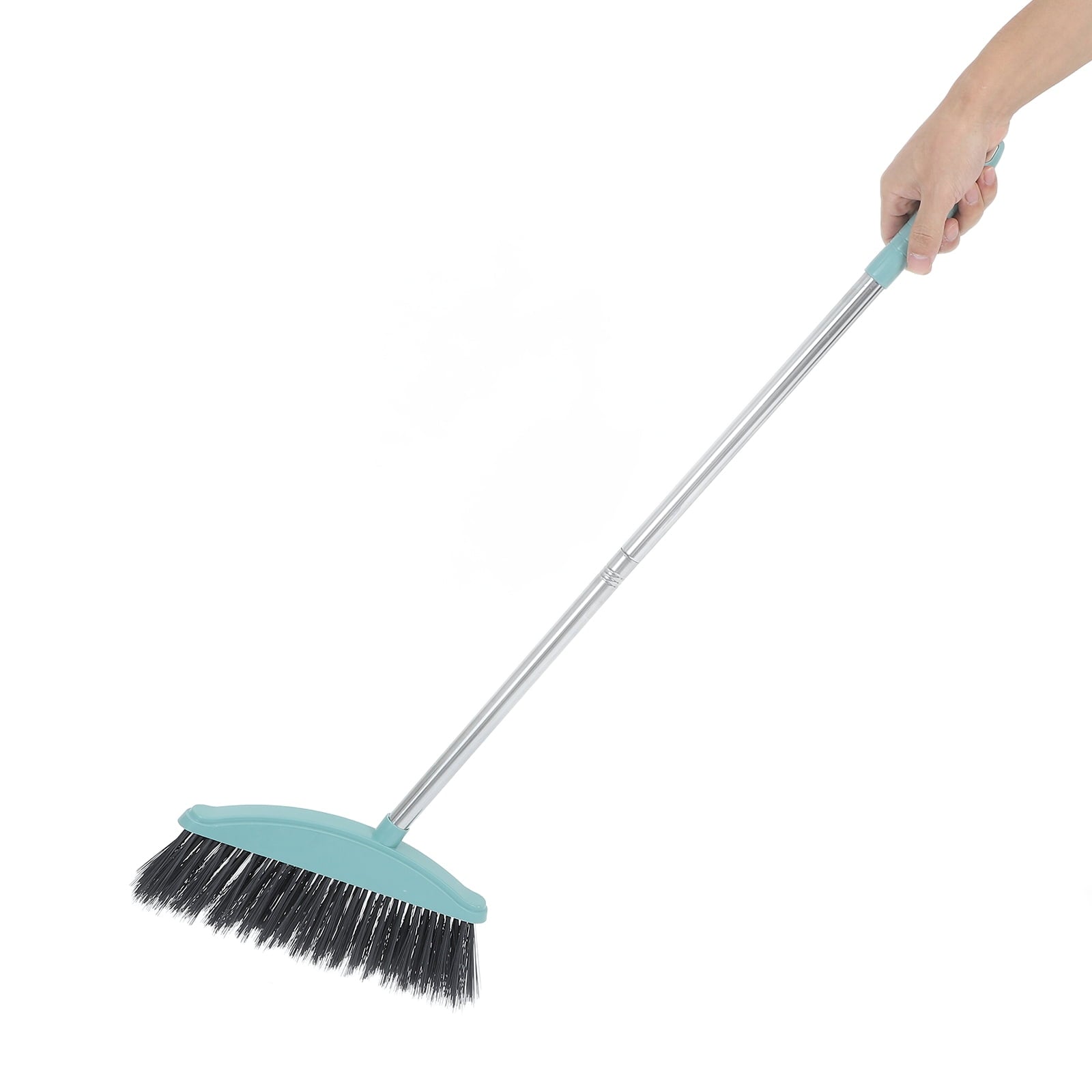 Long Handle Broom for Floor Cleaning Outdoor Broom with Large Angle for Efficient Sweeping for Indoor and Outdoor Use