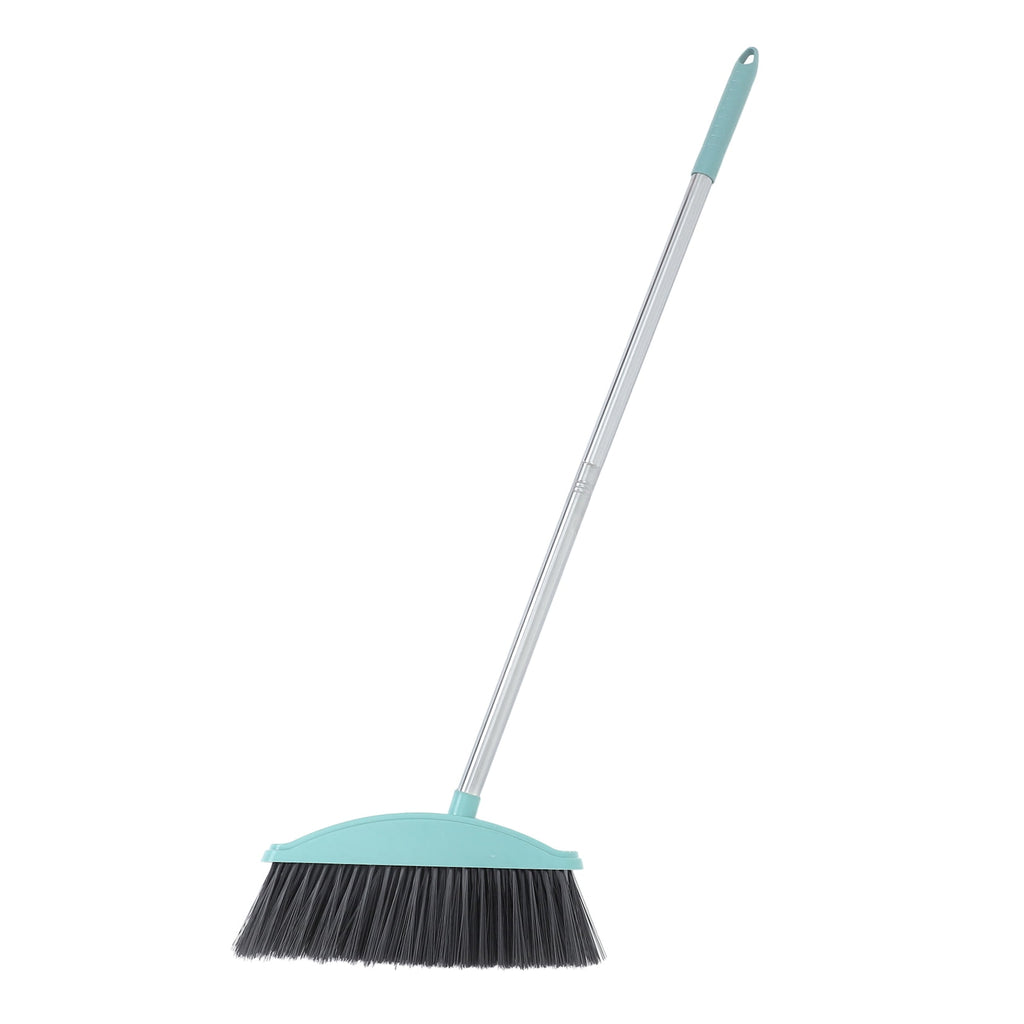 Long Handle Broom for Floor Cleaning Outdoor Broom with Large Angle for Efficient Sweeping for Indoor and Outdoor Use