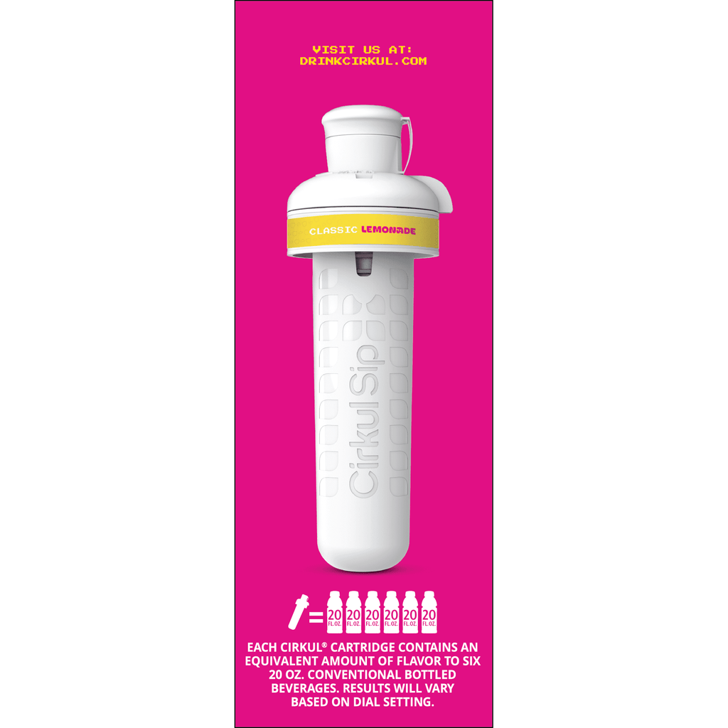 (2 pack)   Classic Lemonade Flavor Cartridge, Drink Mix, 1-Pack
