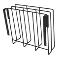 Stainless Steel Cutting Board Holder for Under Cabinet Storage with Metal Organizer to Save Space for 1 Set of Chopping Boards