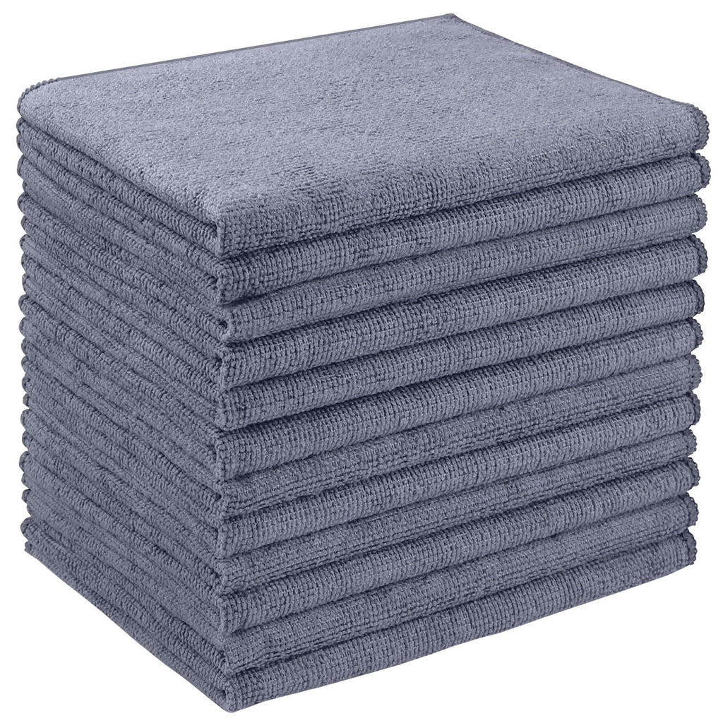 Microfiber Cleaning Cloth 24 Pack, Microfiber Towels For Cars, Soft &amp; Absorbent Cleaning Rags, Premium Lint Free Shop Towels For House, Kitchen, Car, 12inx16in