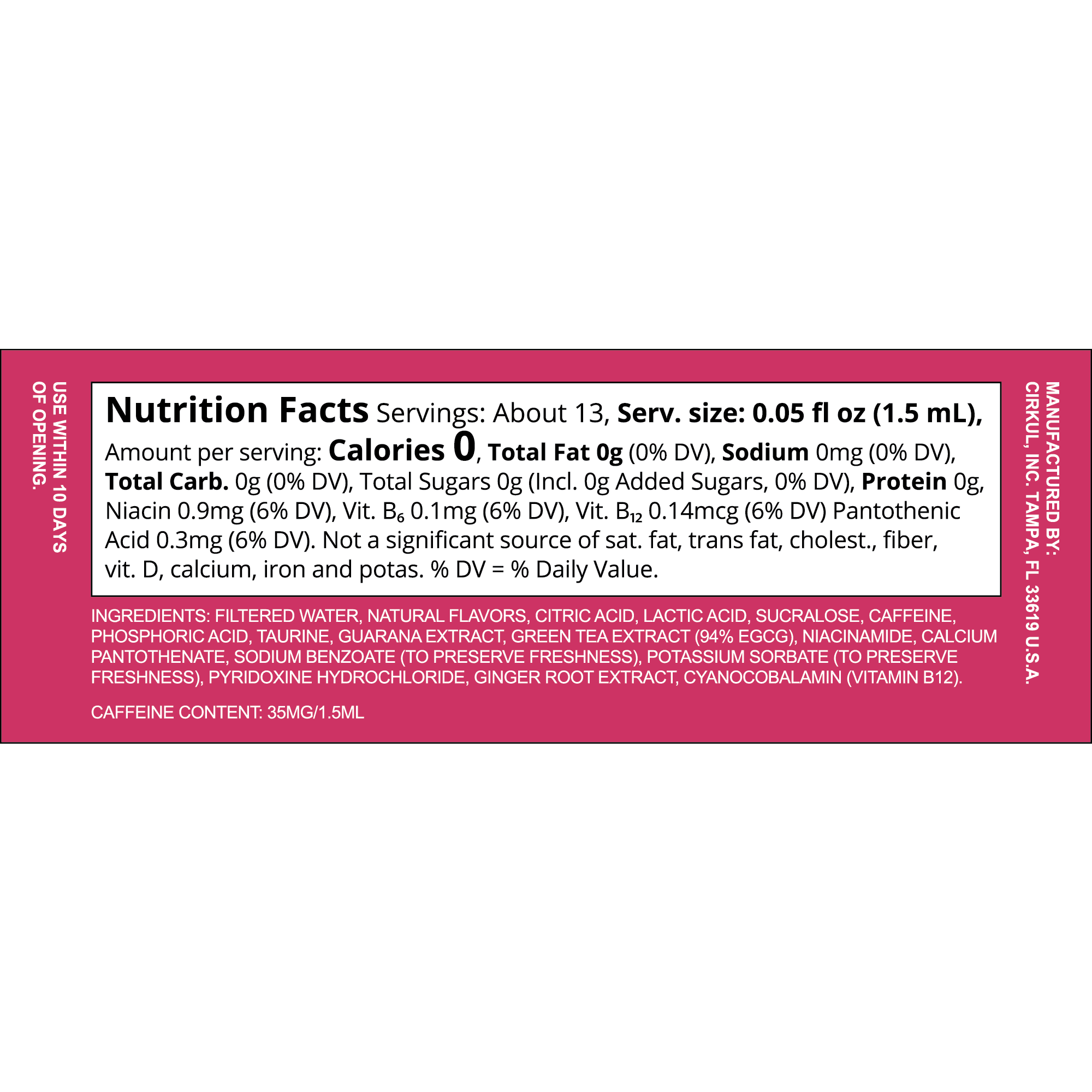 (2 pack)   Energy Passion Fruit Dragon Fruit Flavor Cartridge, Drink Mix, 1-Pack
