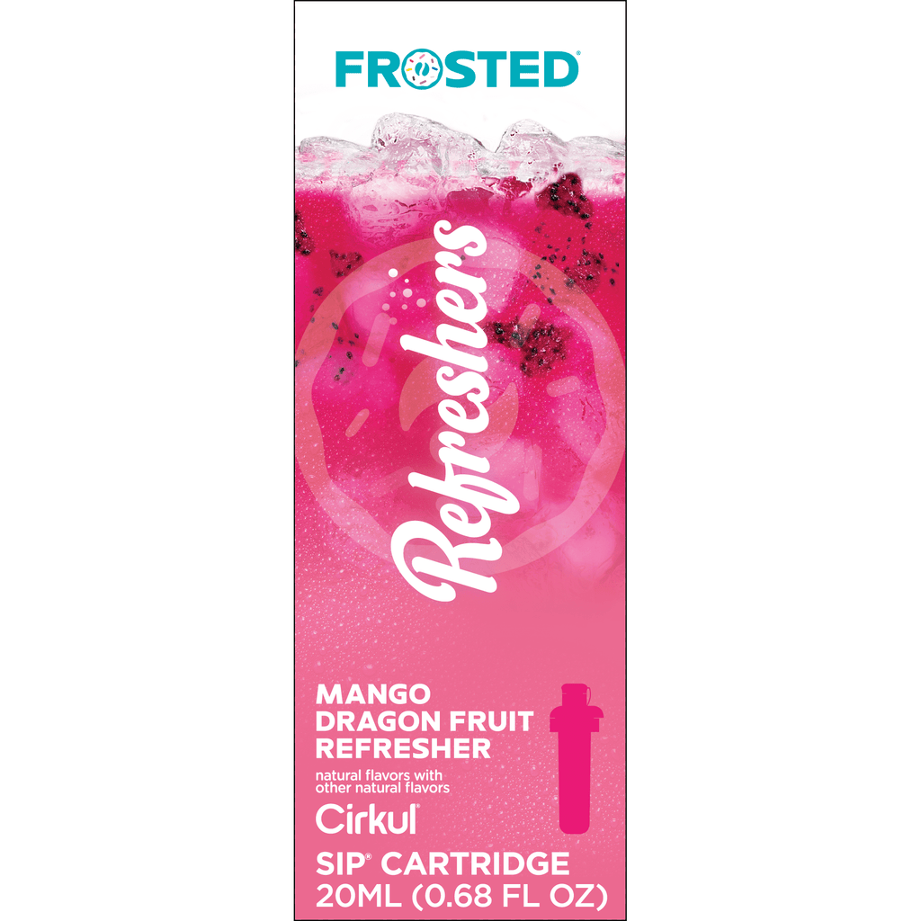 Refreshers Flavor Cartridge Variety Pack, Drink Mix, 6-Pack (2 Pink Refresher, 2 Mango Dragon Fruit Refresher, &amp; 2 Paradise Refresher)
