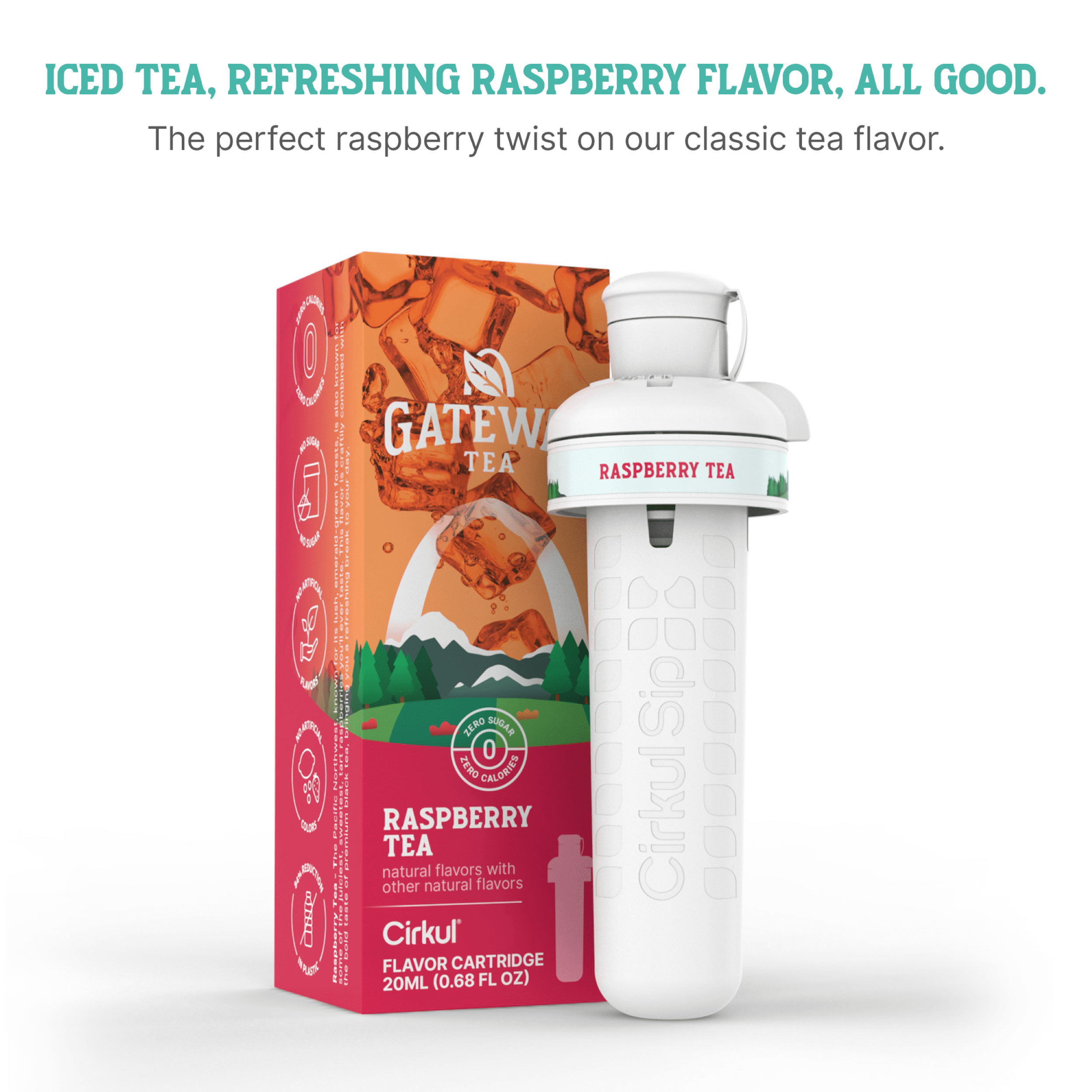 Refreshers Flavor Cartridge Variety Pack, Drink Mix, 6-Pack (2 Pink Refresher, 2 Mango Dragon Fruit Refresher, &amp; 2 Paradise Refresher)