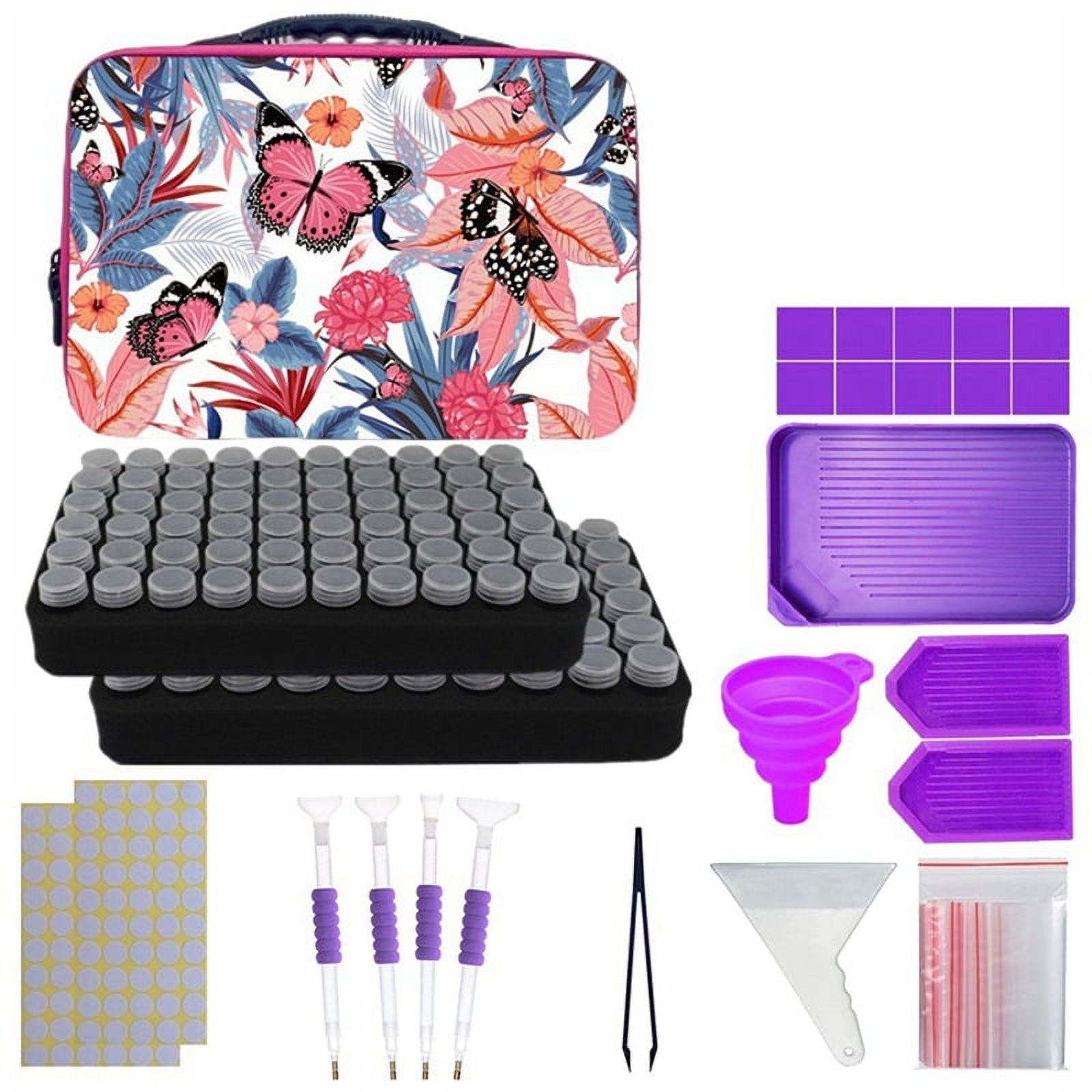 Storage Box 120 Slots Diamond Art Accessories and Tools for 5D Kit