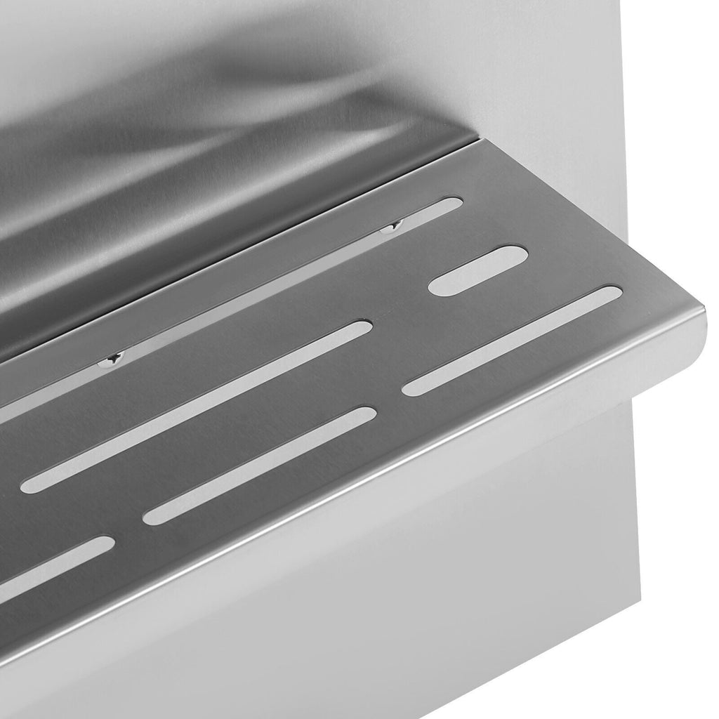 30x30.7" Backsplash Stainless Steel Kitchen Range Hood Wall Tile Shield w/Hooks