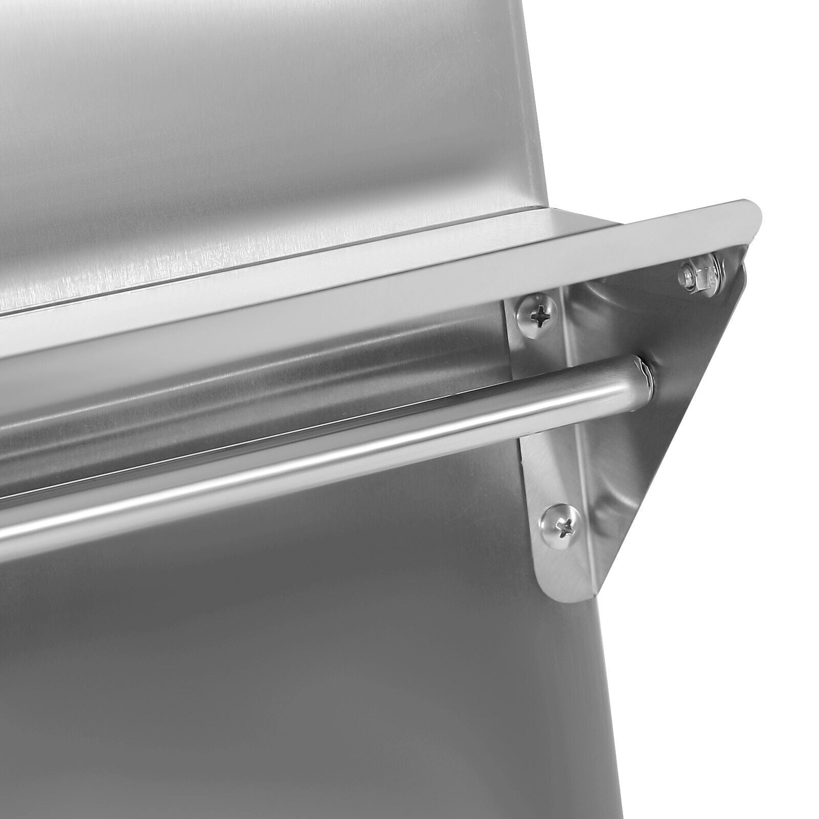 30x30.7" Backsplash Stainless Steel Kitchen Range Hood Wall Tile Shield w/Hooks