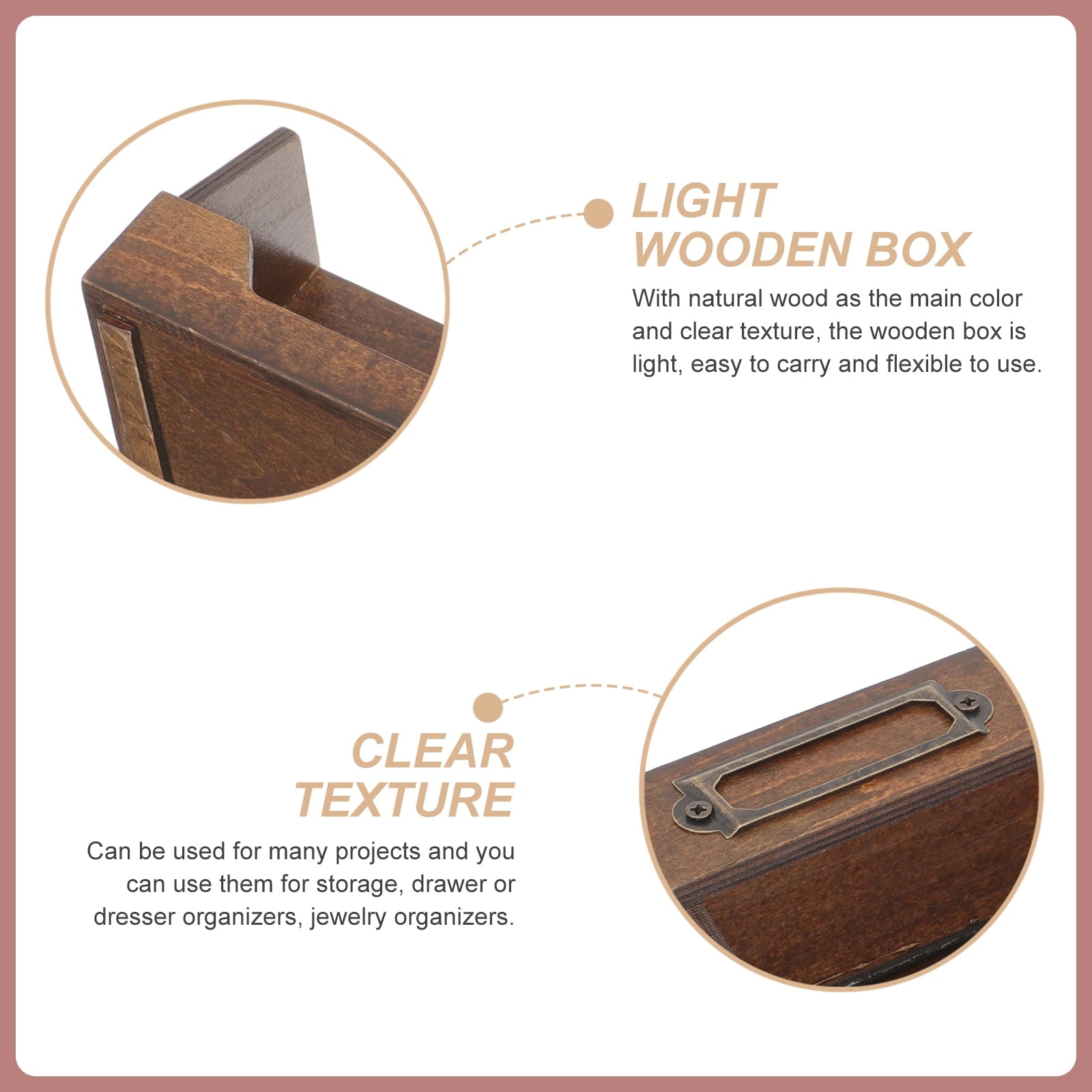 2 Pcs Tape Holder Organizer Storage Box Practical Desktop