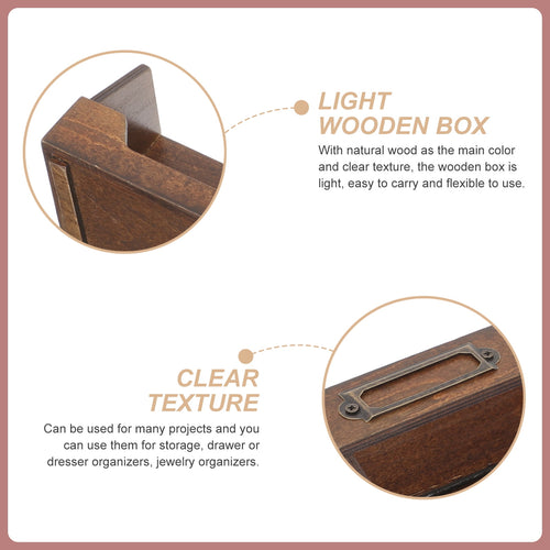 2 Pcs Tape Holder Organizer Storage Box Practical Desktop