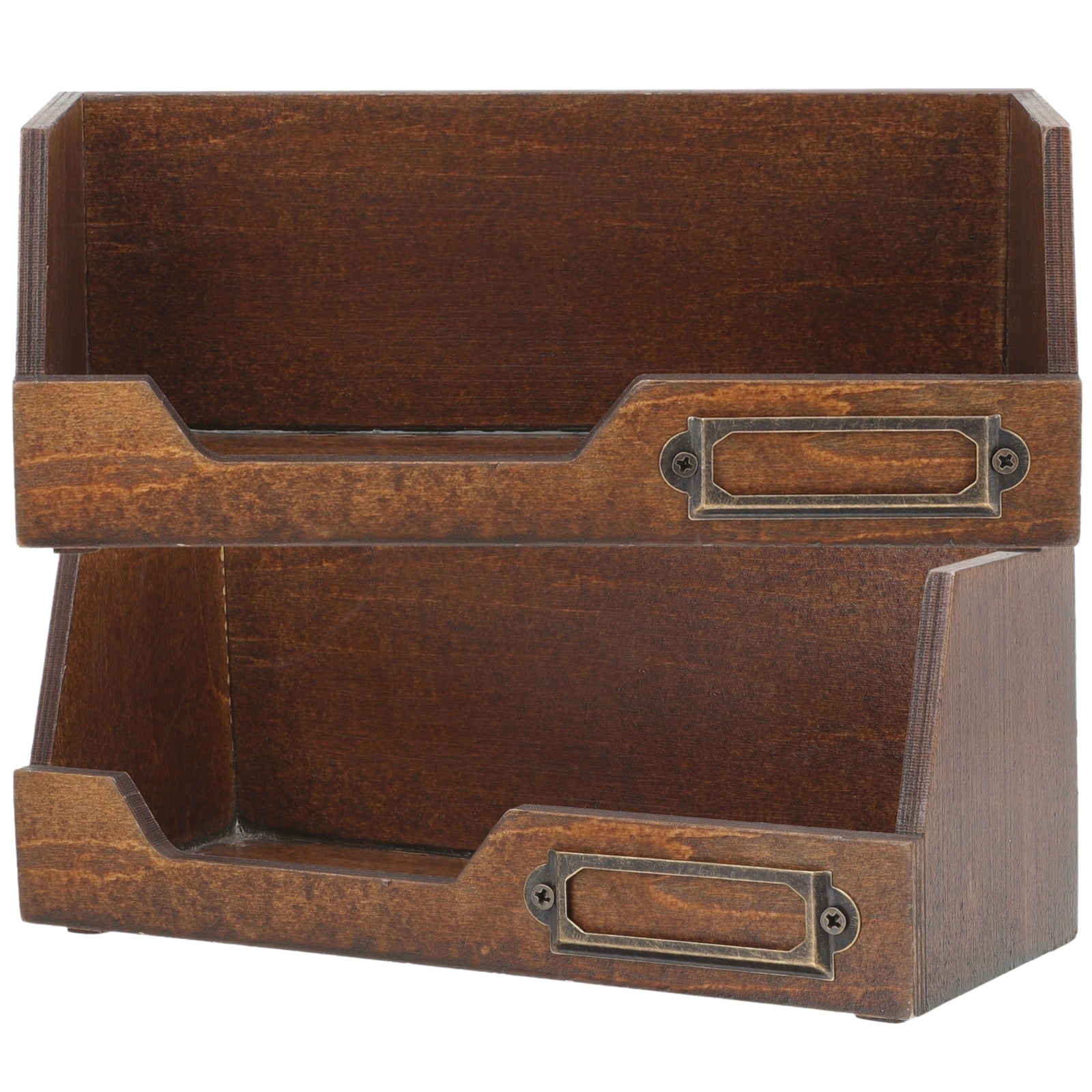 2 Pcs Tape Holder Organizer Storage Box Practical Desktop