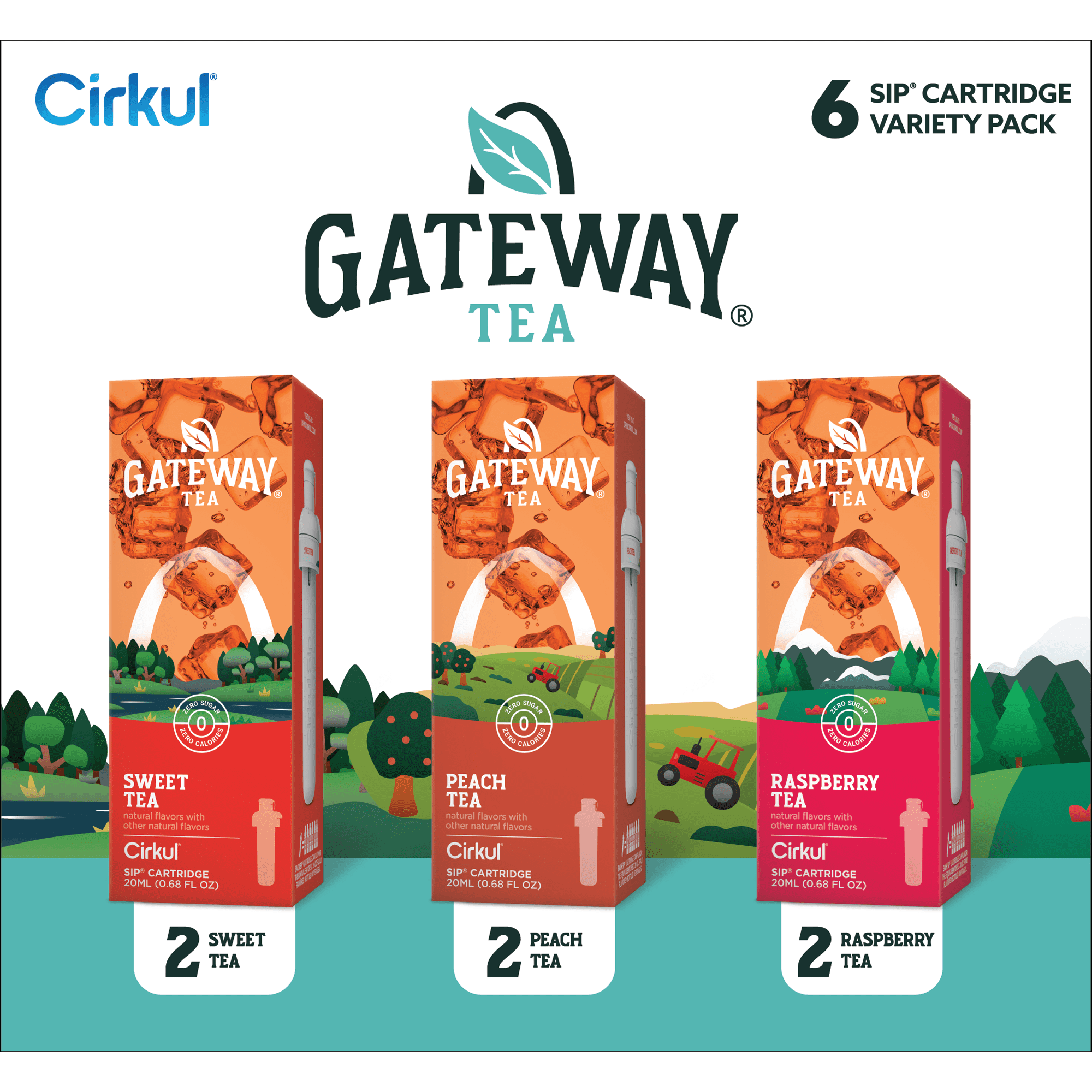 Raspberry Tea Flavor Cartridge, Drink Mix, 1-Pack