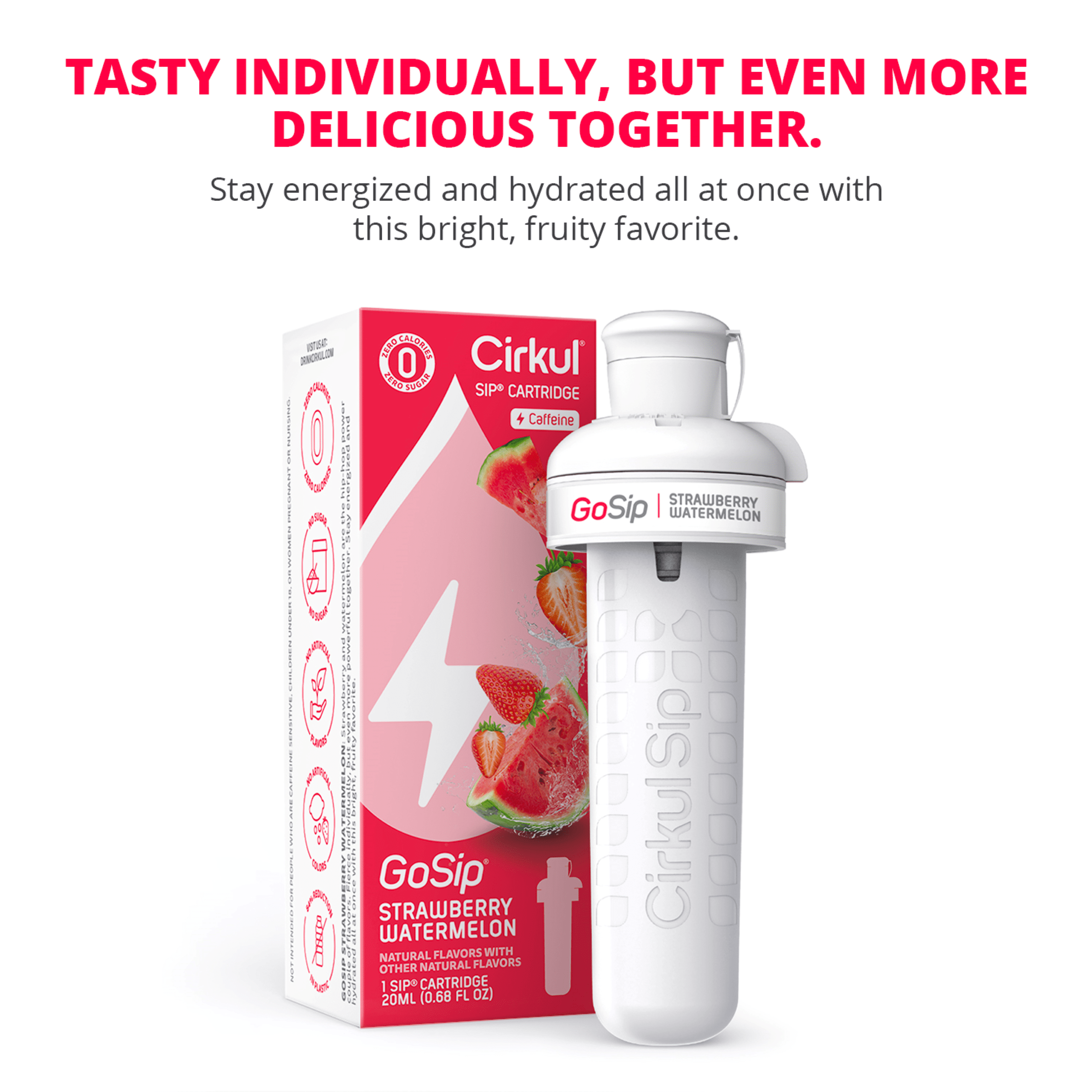 Flavor Cartridge Variety Pack, 6-Pack (2 Berry Blue Punch, 2 Kiwi Berry, 2 Black Cherry)