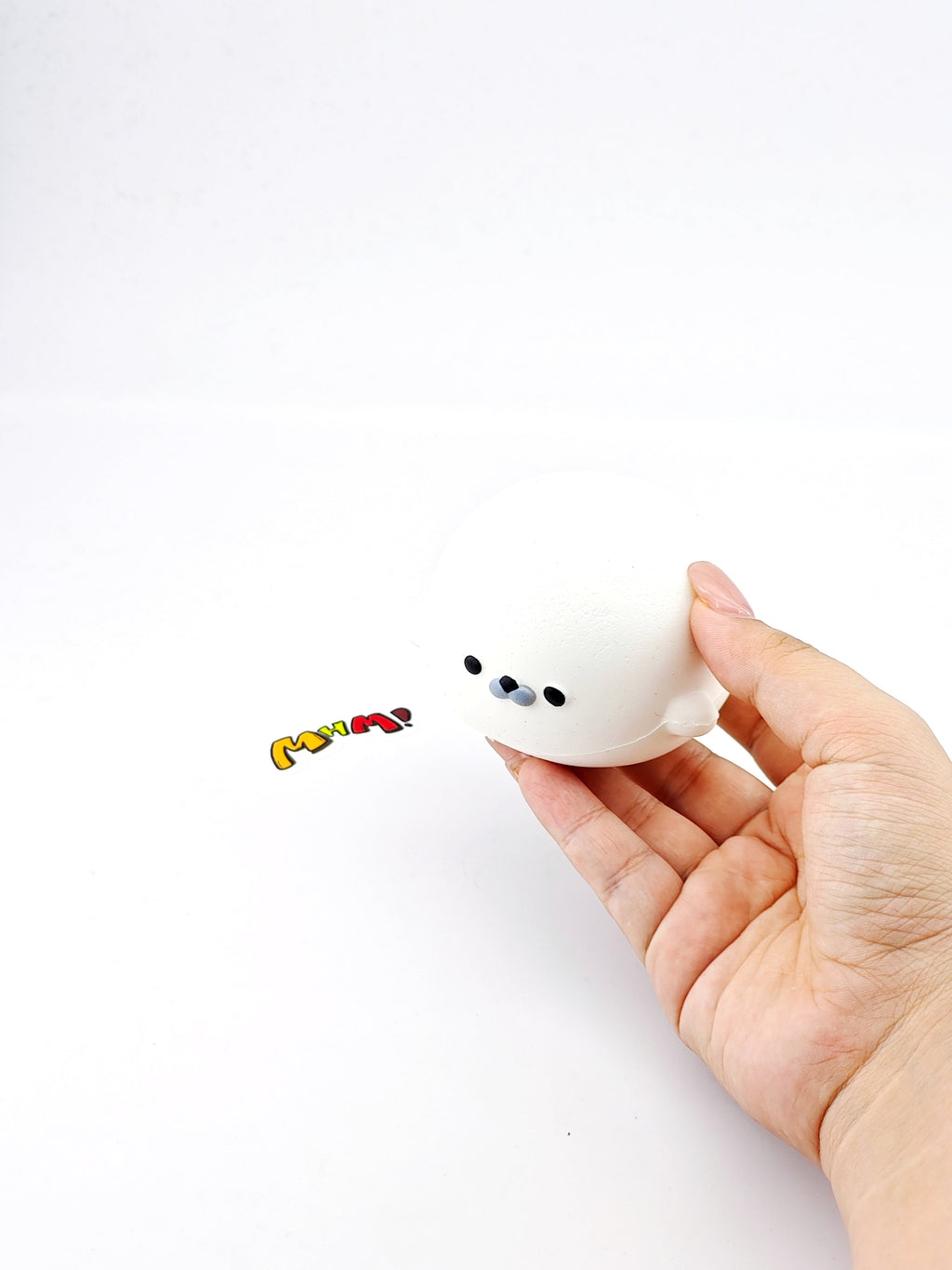 MHM Slow-Rebound Toy Series: Seal Dumpling — Super soft and perfect for little hands. These soft, bouncy rubber toys are ideal for children; they make great gifts for birthdays and holidays, as well as excellent stress-relief toys.