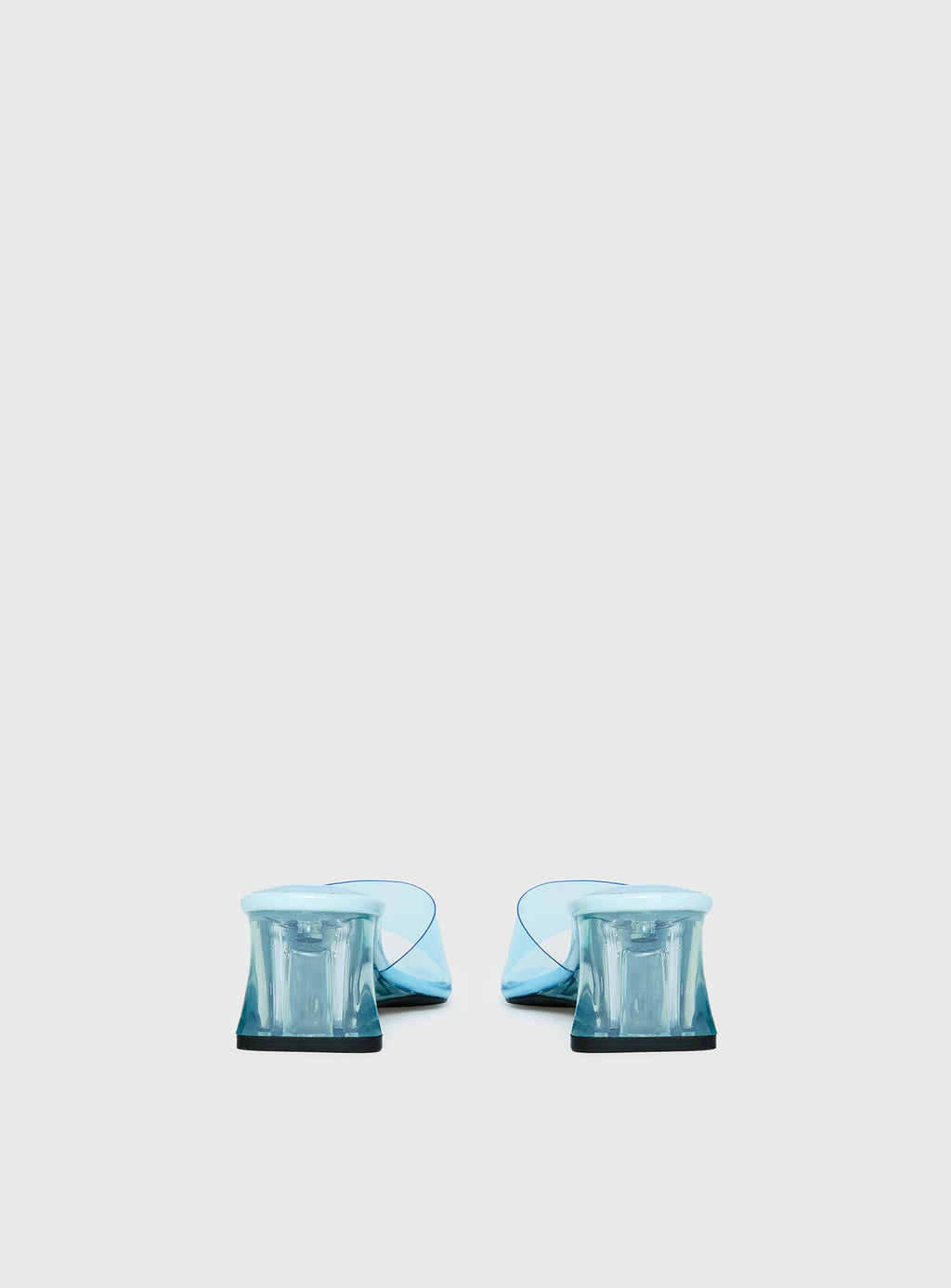 Uchee Clear Wedge Heels Blue