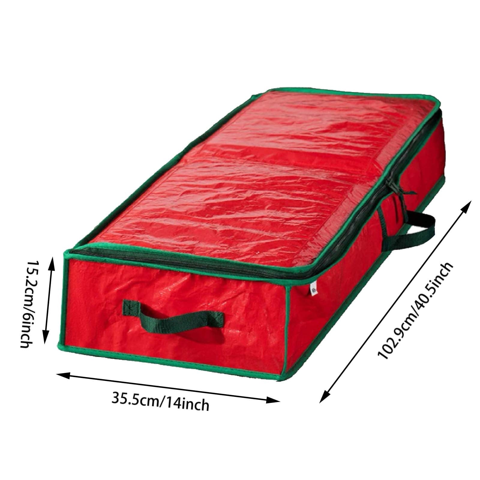 Christmas Storage Rack Spacious Under Bed Holiday Wrapping Paper Container For Wrapping Ribbons Bows Wrapping Supplies Etc Clothes Organizers Clear Storage under Bed Tubs Storage under Dorm Bed