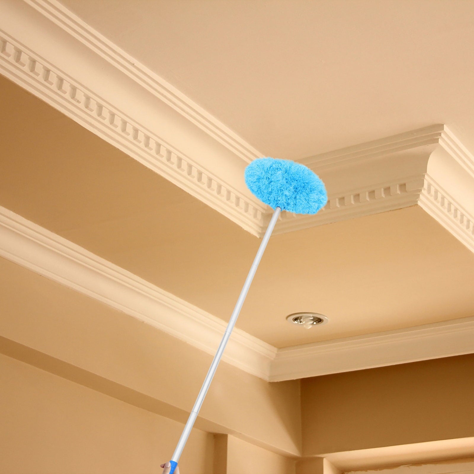 Fuzzy Fan Duster Ceiling Fan Cleaner Duster with Extension Handle Ceiling Fan Cleaner