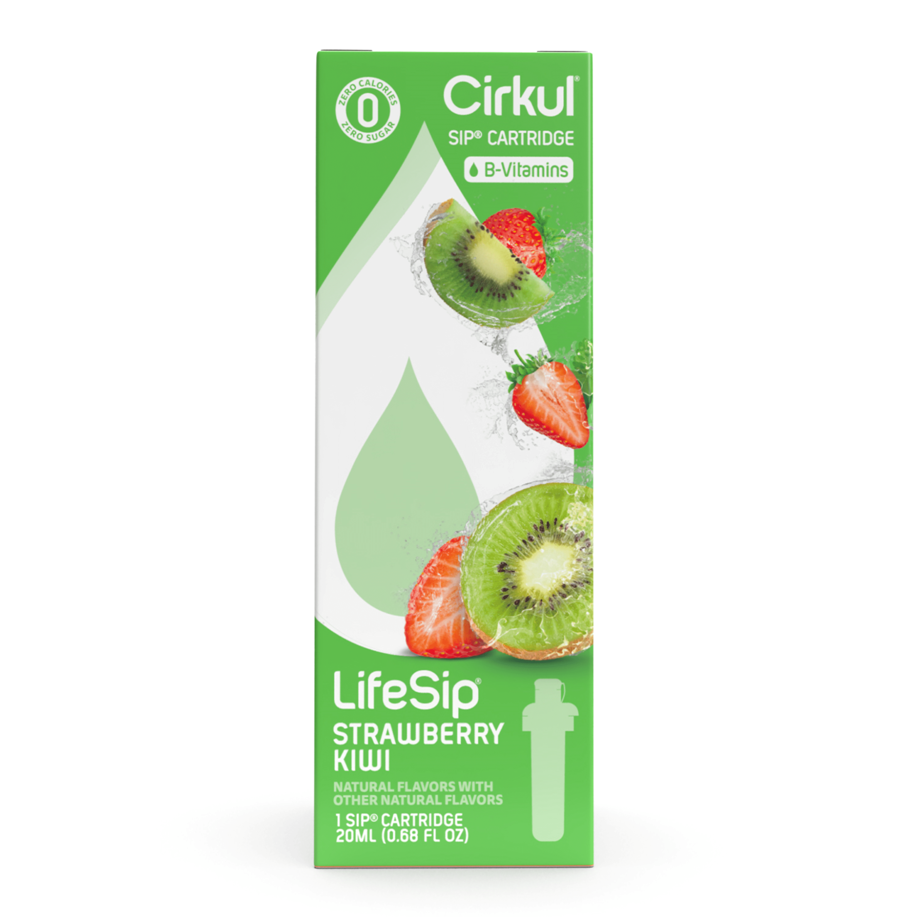 (2 pack)   Strawberry Kiwi Flavor Cartridge, Drink Mix, 1-Pack