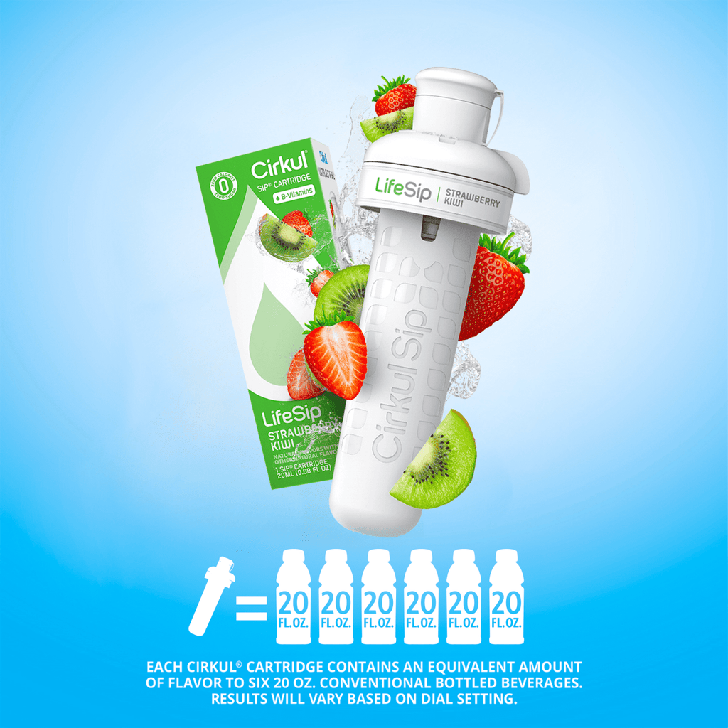 (2 pack)   Strawberry Kiwi Flavor Cartridge, Drink Mix, 1-Pack