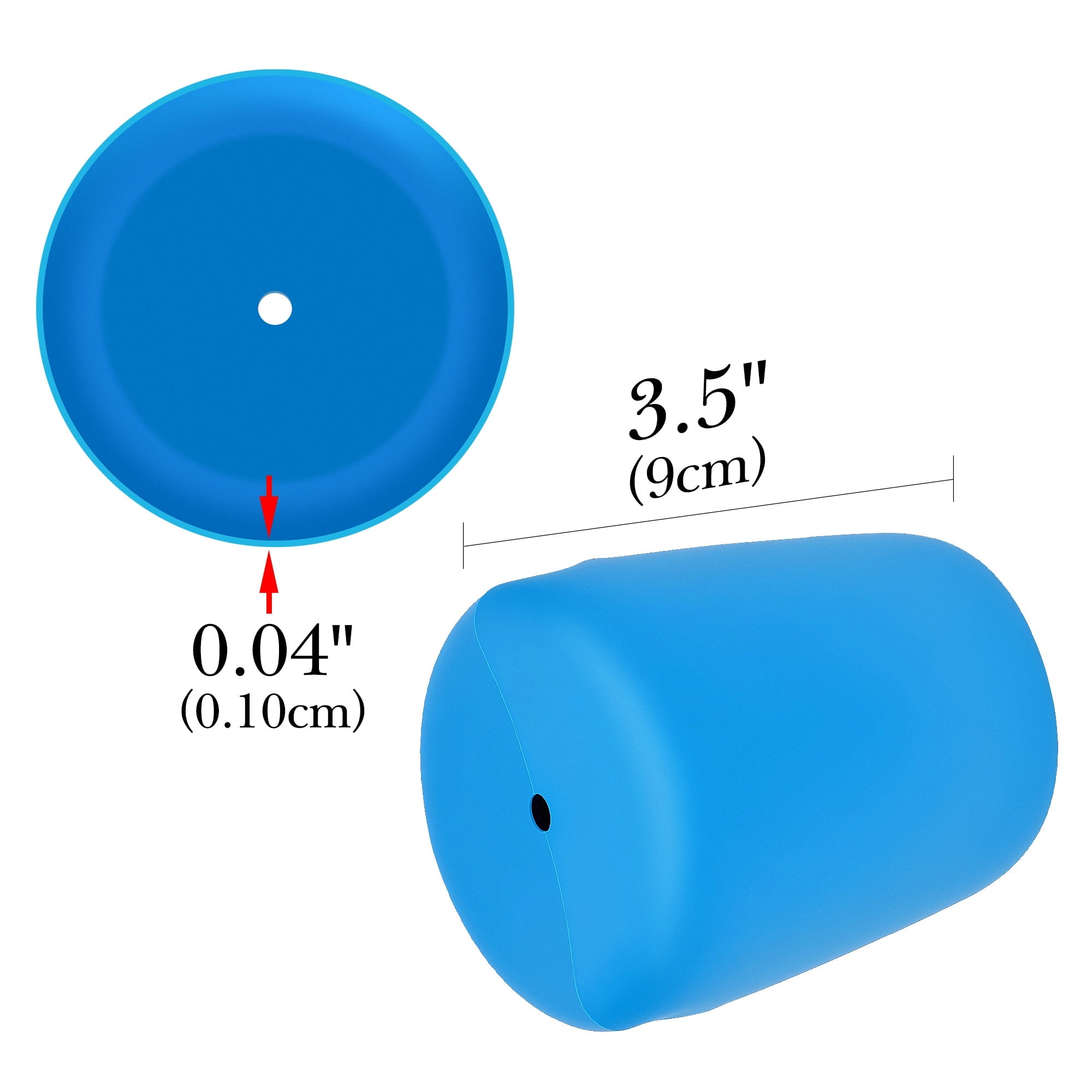 2 Pack Water Bottle Boot Compatible with  Plastic/Stainless Steel Bottle 22oz Series, Silicone Anti-Slip Bottle Bottom Sleeve Bumper Protector (Blue)
