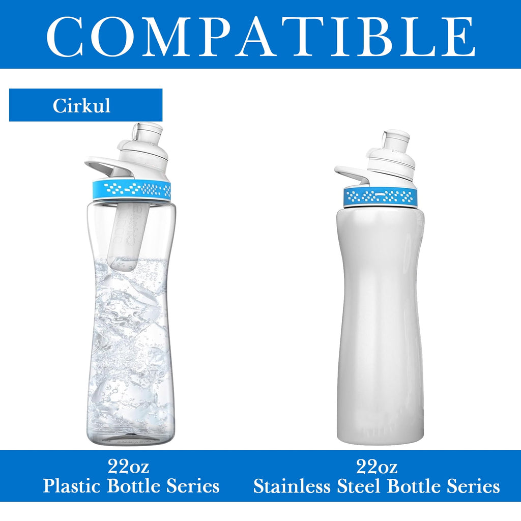 2 Pack Water Bottle Boot Compatible with  Plastic/Stainless Steel Bottle 22oz Series, Silicone Anti-Slip Bottle Bottom Sleeve Bumper Protector (Blue)