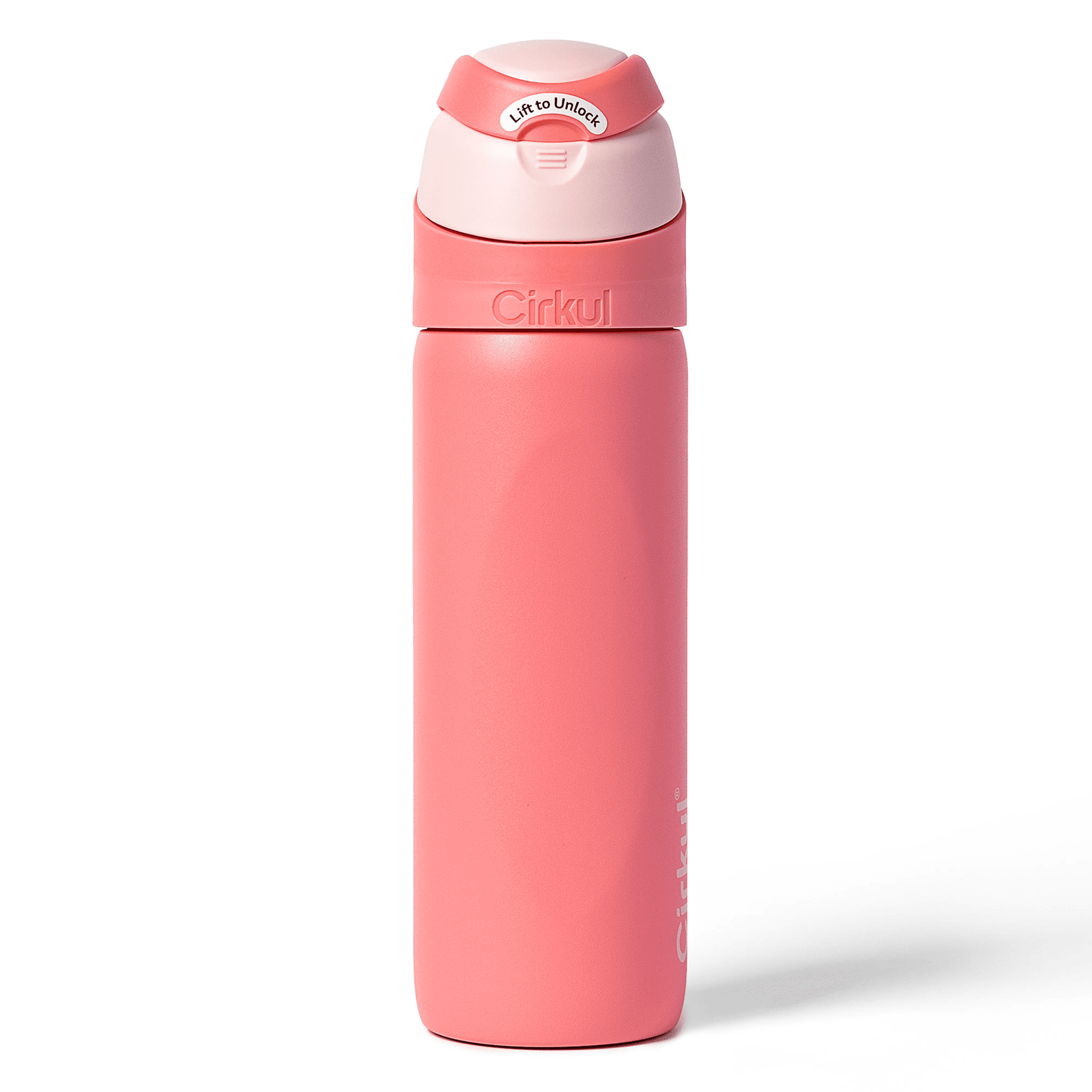 26oz StrawSip Flip Water Bottle, Stainless Steel, Double Wall Insulated, Pacific (Blue)