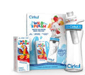 16oz Plastic Water Bottle Starter Kit with Blue Lid, 1 Flavor Cartridge (Wild Parrot Punch)