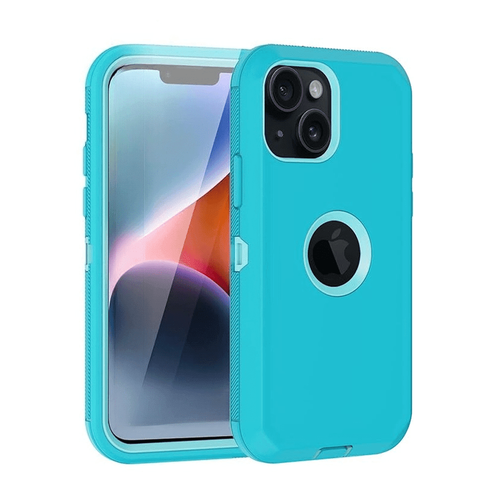 Heavy Shockproof Cover for iPhone 13/14 Case 3 Layer Shatter Resistant Rugged Case
