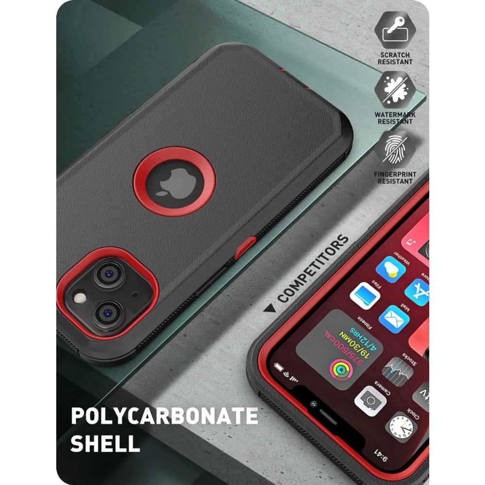 Heavy Shockproof Cover for iPhone 13/14 Case 3 Layer Shatter Resistant Rugged Case