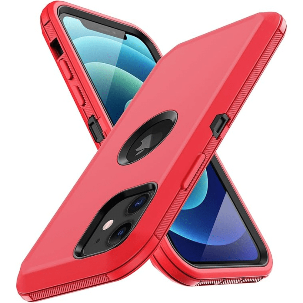 Heavy Shockproof Cover for iPhone 13/14 Case 3 Layer Shatter Resistant Rugged Case