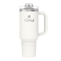 40oz. All-Day StrawSip™ Tumbler, Double-Wall Insulated Stainless Steel Tumbler with Handle, Pearl