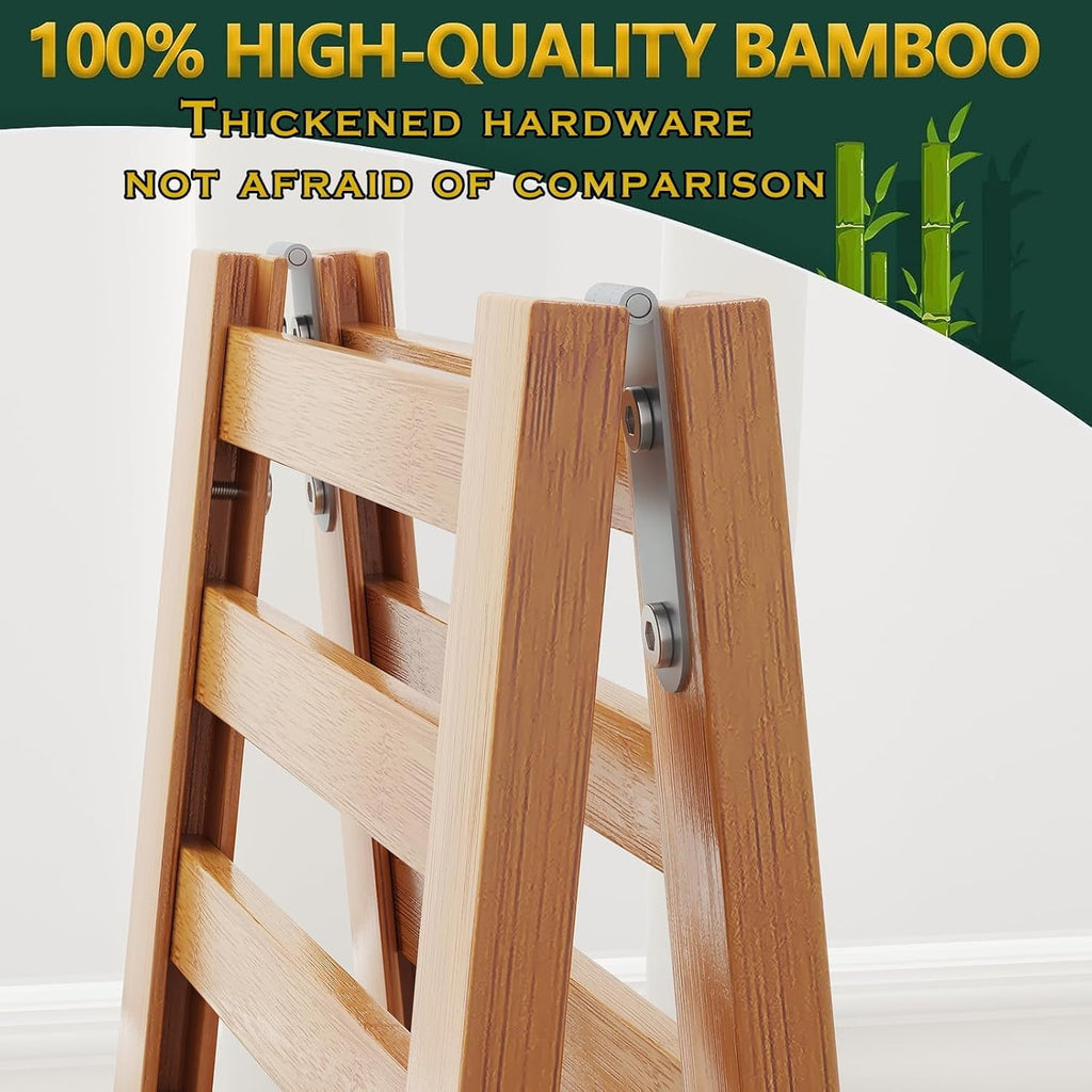 Bamboo Shoe Rack Organizer for Closet and Entryway - Space-Saving Narrow Shoe Stand - Versatile Shoe Holder for Door or Closet Shelf, Garage Bedroom can Freely Stack DIY Small Shoe Racks 3 Tier
