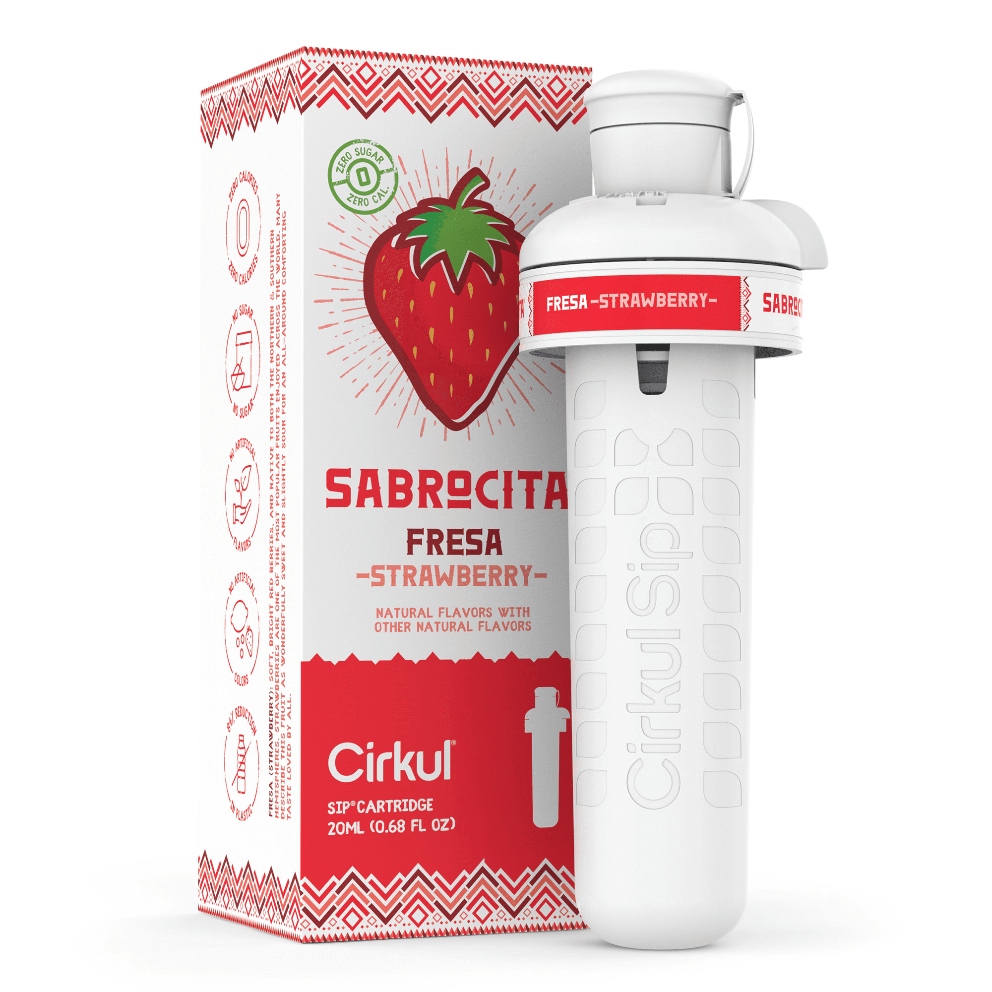 (2 pack)   Strawberry Flavor Cartridge, Drink Mix, 1-Pack