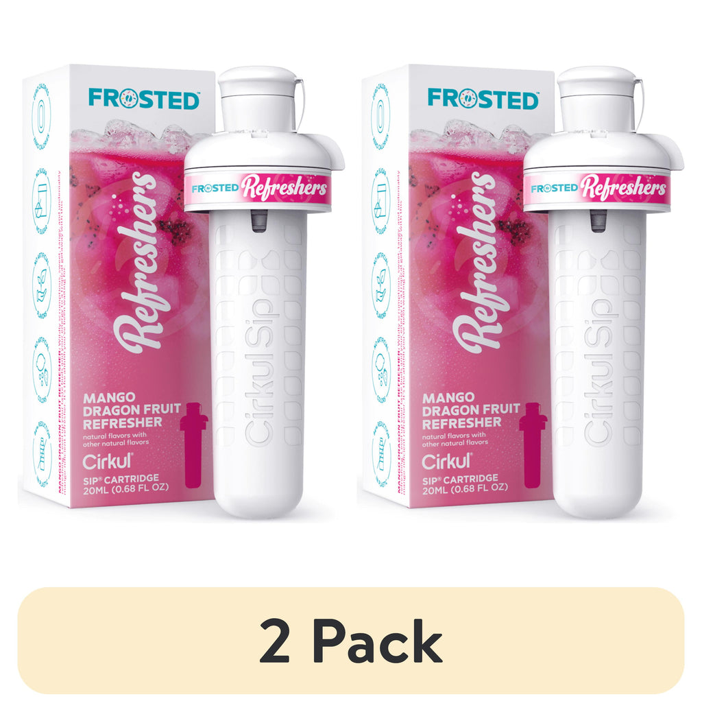 (2 pack)   Refreshers Mango Dragon Fruit Refresher Flavor Cartridge, Drink Mix, 1-Pack