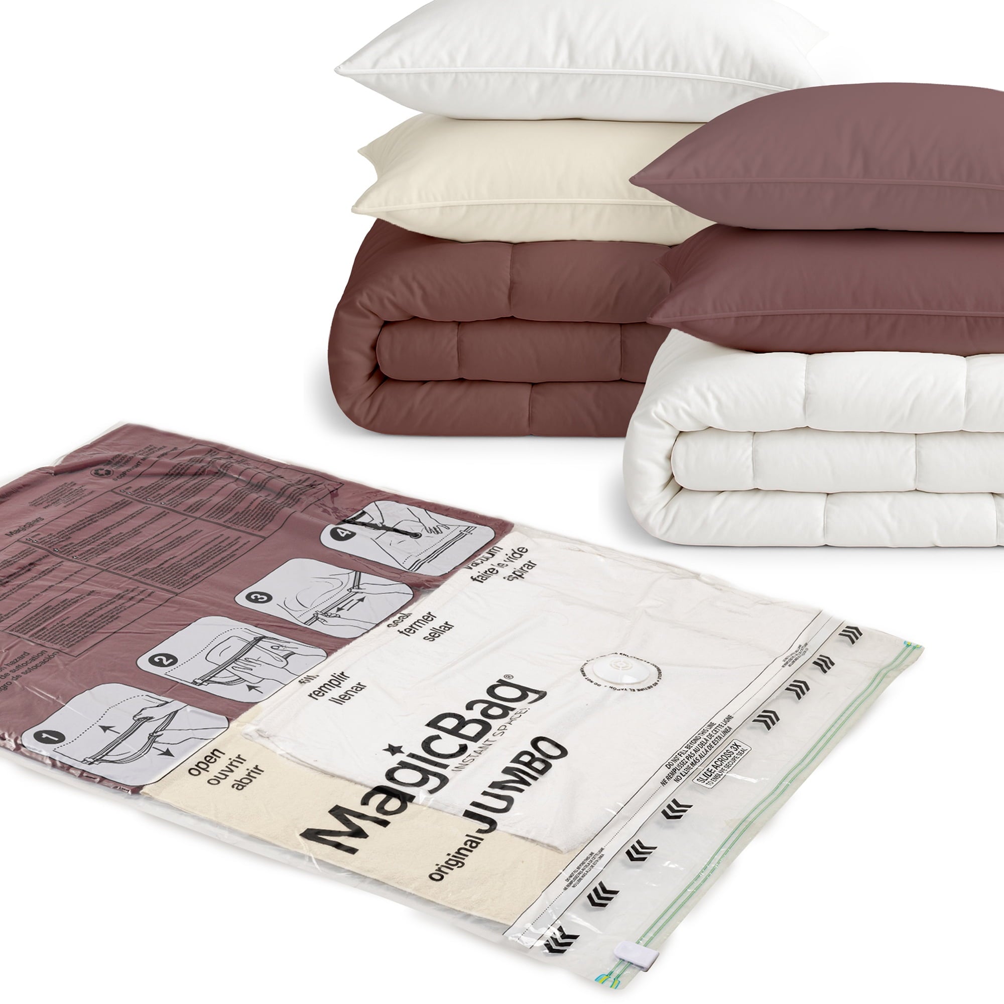 Unbranded Magicbag Original Jumbo, Instant Space, Storage Bags, 4Pk 08