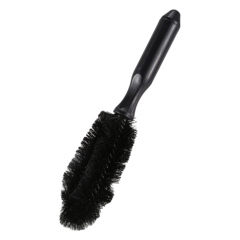 Black Truck Car Auto Wheel Tire Rim Brush Wash Cleaning Tool 10.6" Long