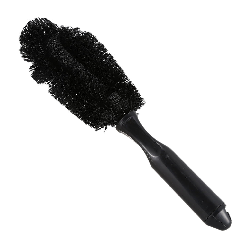 Black Truck Car Auto Wheel Tire Rim Brush Wash Cleaning Tool 10.6" Long