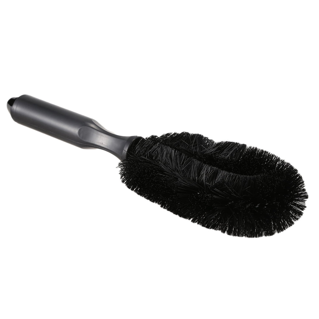 Black Truck Car Auto Wheel Tire Rim Brush Wash Cleaning Tool 10.6" Long