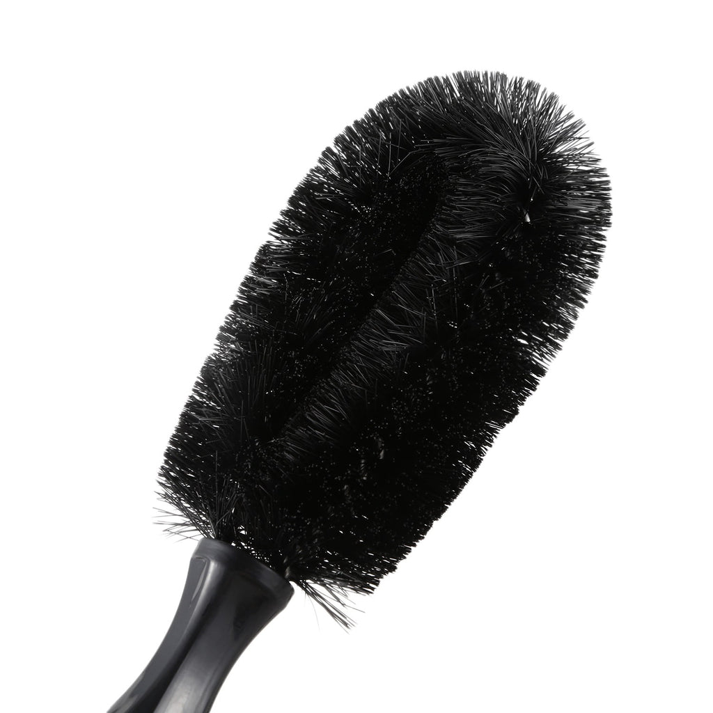 Black Truck Car Auto Wheel Tire Rim Brush Wash Cleaning Tool 10.6" Long
