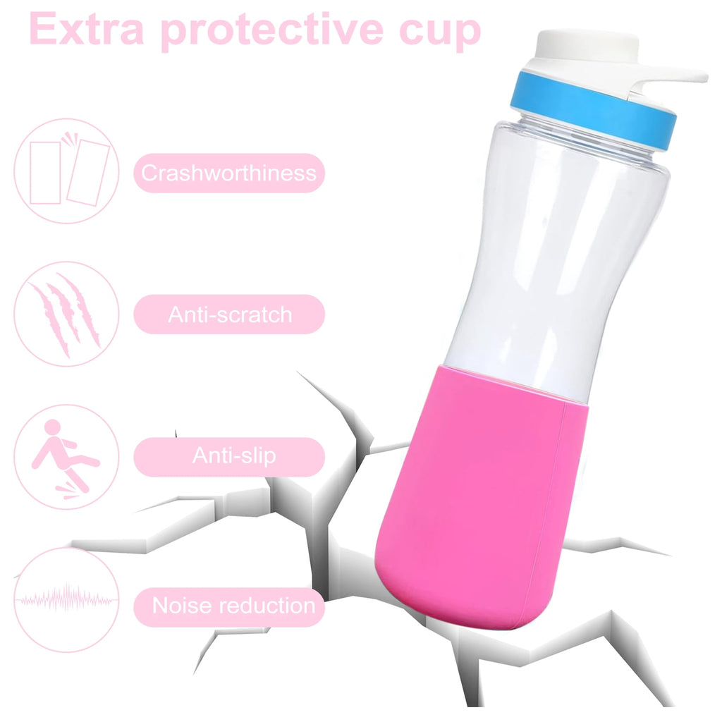 2 Pcs Water Bottle Bottom 22oz Protective Case Anti-Slip Silicone Bottle Boot Protector Cover